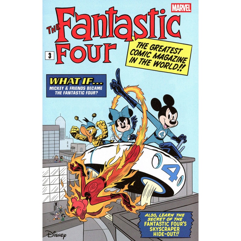 Fantastic Four #28 Francesco D'Ippolito Disney What If? Fantastic Four Homage Variant