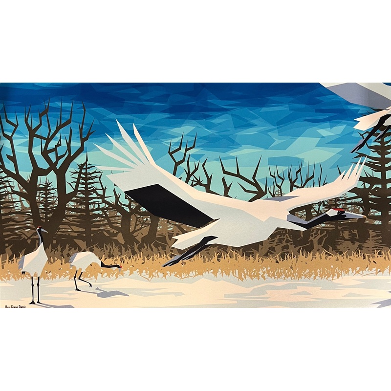Playmat by Diane - Flying Crane