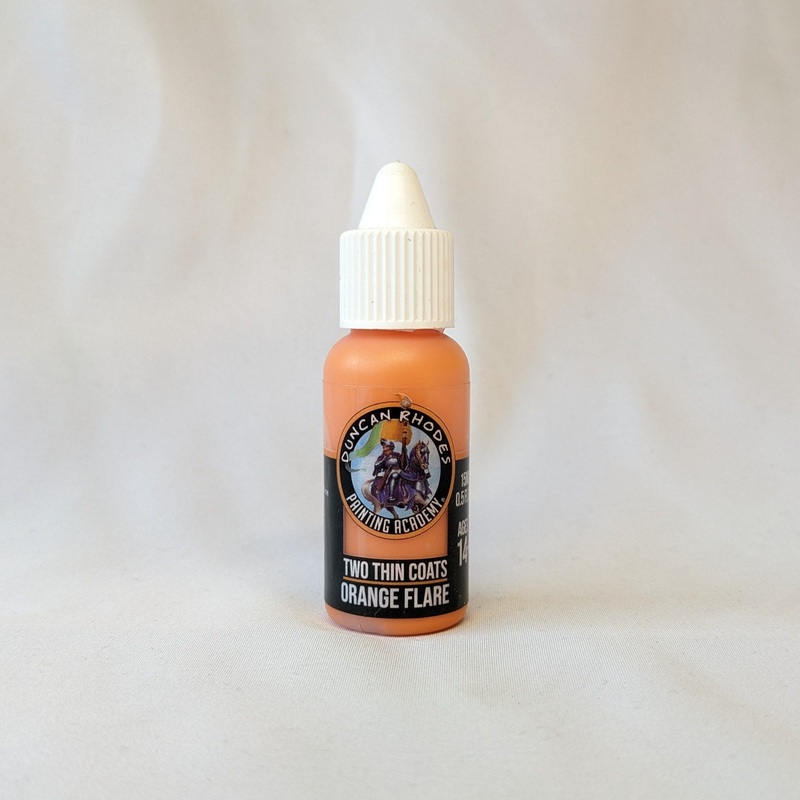 Two Thin Coats Orange Flare
