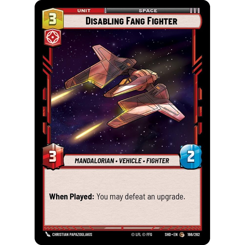 Disabling Fang Fighter (166/262) [Shadows of the Galaxy]