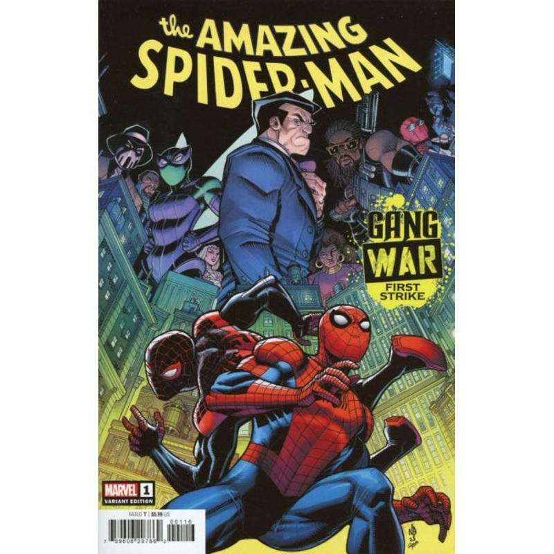 Amazing Spider-Man Gang War First Strike #1 Nick Bradshaw Variant Cover