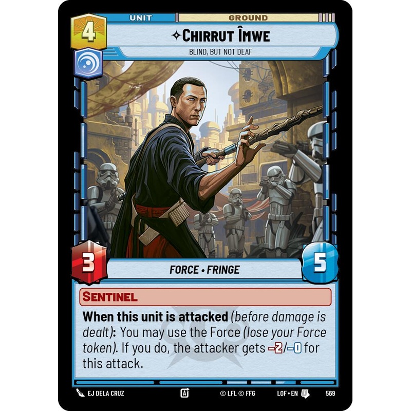 Chirrut Imwe - Blind, but not Deaf (569) (Foil) (569) [Legends of the Force]