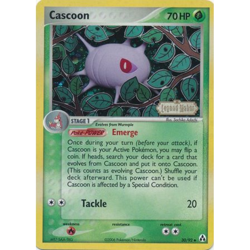Cascoon (30/92) (Stamped) [EX: Legend Maker]