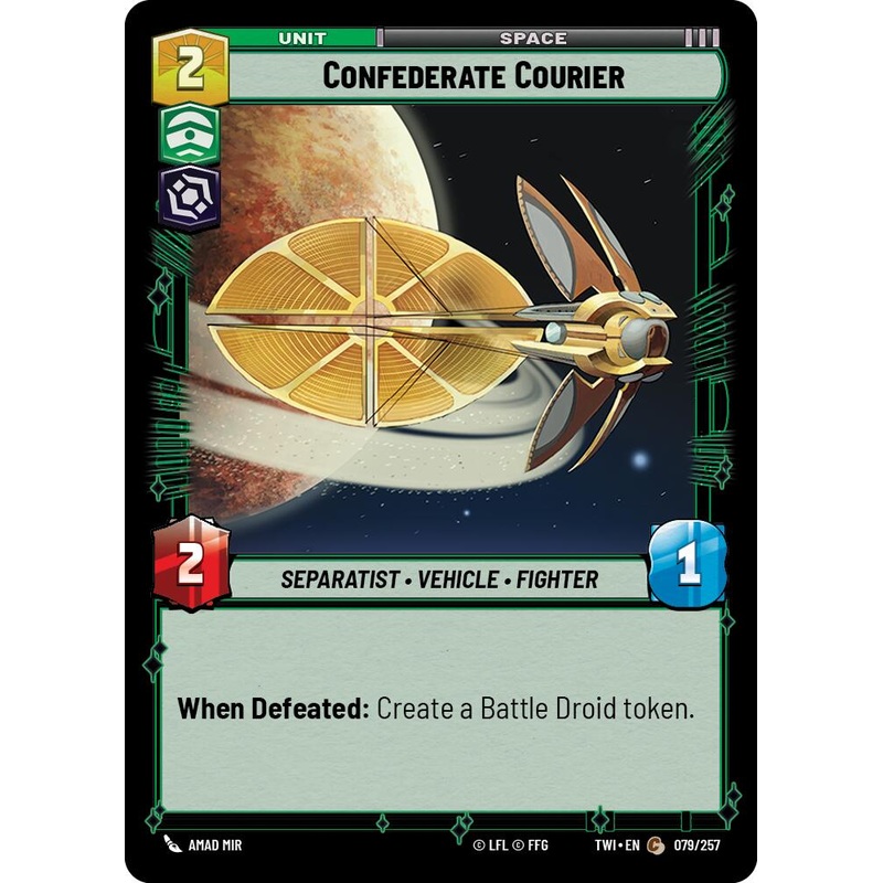Confederate Courier (079/257) (079/257) [Twilight of the Republic]