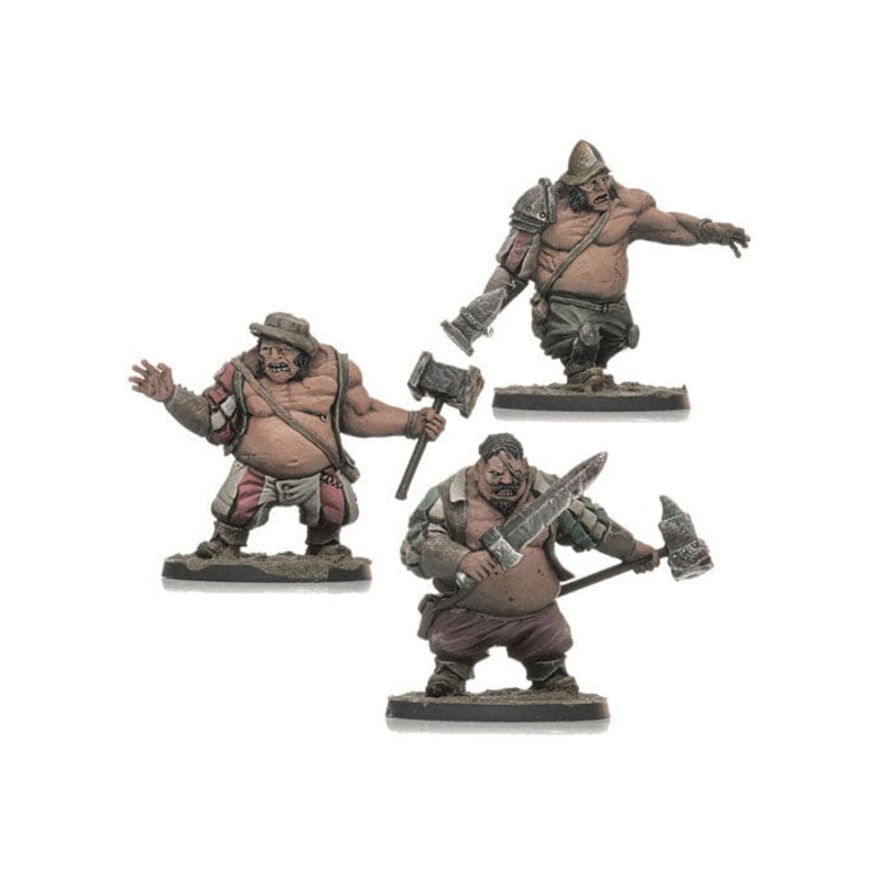 Ogre Kingdoms: Talliareum Mercenary Ogre Troopers Pack A (2nd hand weaponry)
