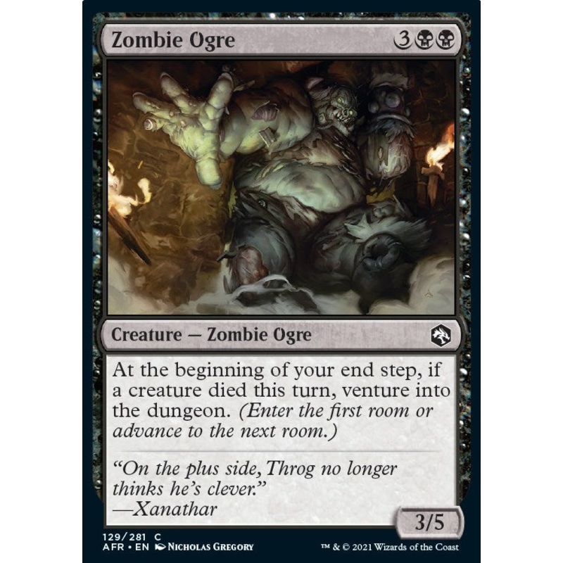 Zombie Ogre [AFR - 129] Near Mint English Normal