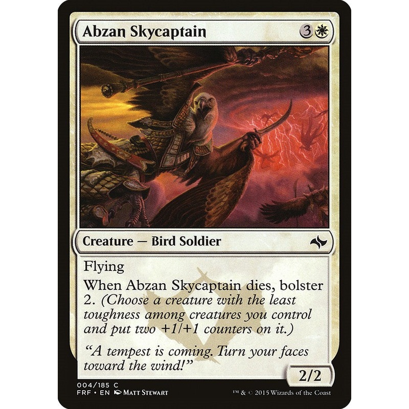 Abzan Skycaptain [FRF - 4] Lightly Played English Normal