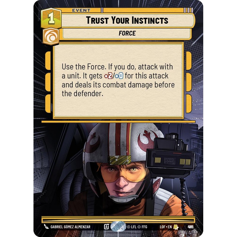 Trust Your Instincts (961) (Hyperspace Foil) (961) [Legends of the Force]