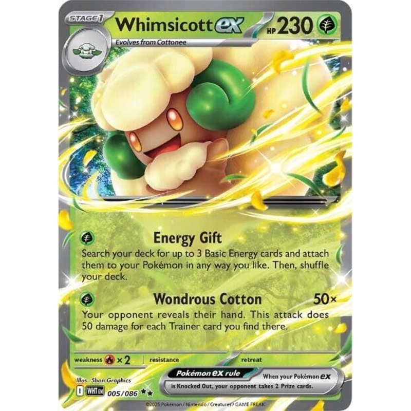 Whimsicott ex (005/086) [Scarlet & Violet: White Flare]