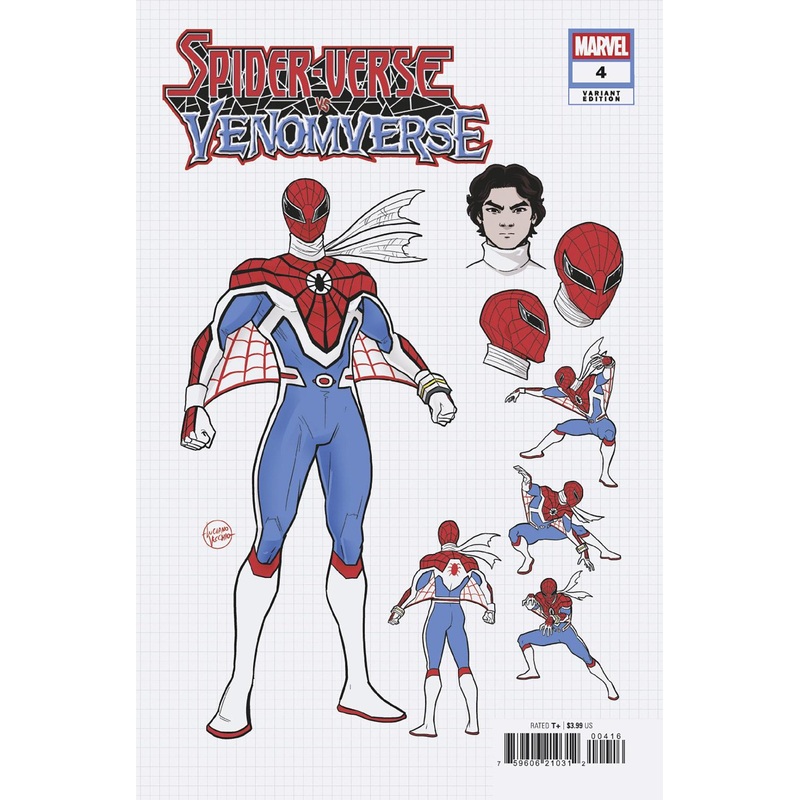 Spider-Verse vs. Venomverse #4 - 1 in 10 Luciano Vecchio Design Variant (NM)