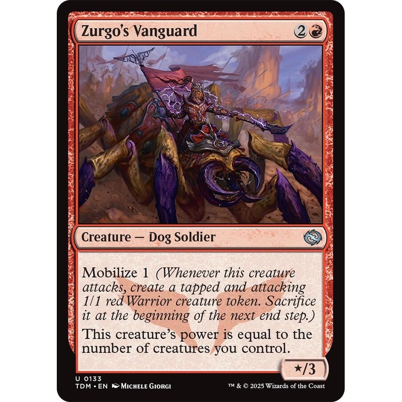 Zurgo's Vanguard [TDM - 133] Near Mint English Normal
