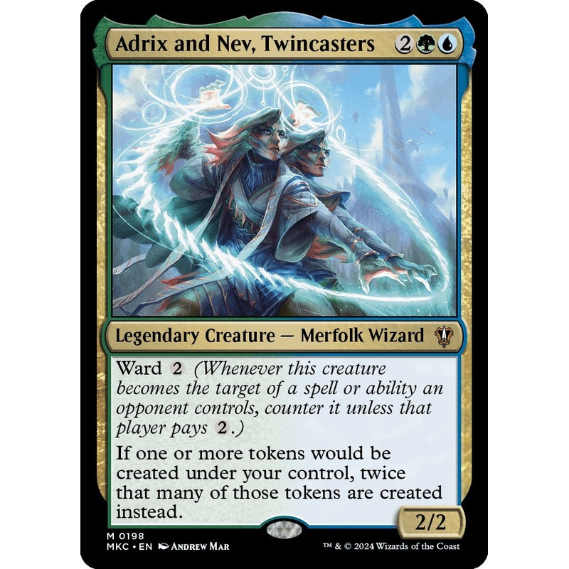 Adrix and Nev, Twincasters [Murders at Karlov Manor Commander]