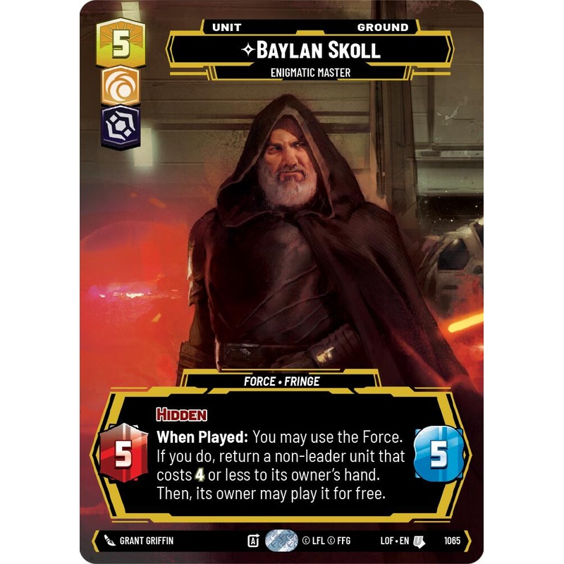 Baylan Skoll - Enigmatic Master (1065) (Prestige) (1065) [Legends of the Force]