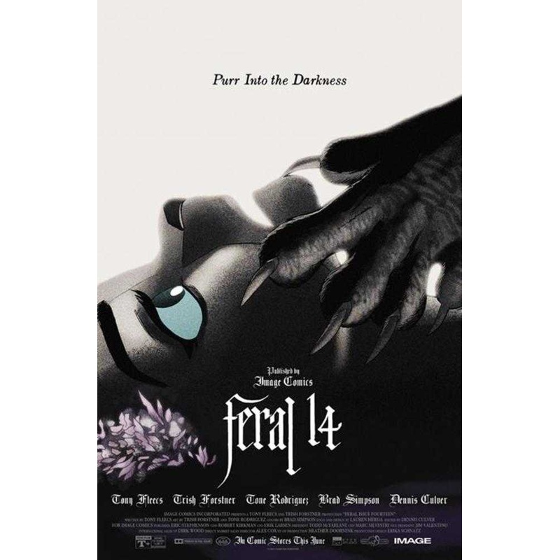 Feral #14 Cover B Trish Forstner & Tony Fleecs Movie Poster Homage Variant