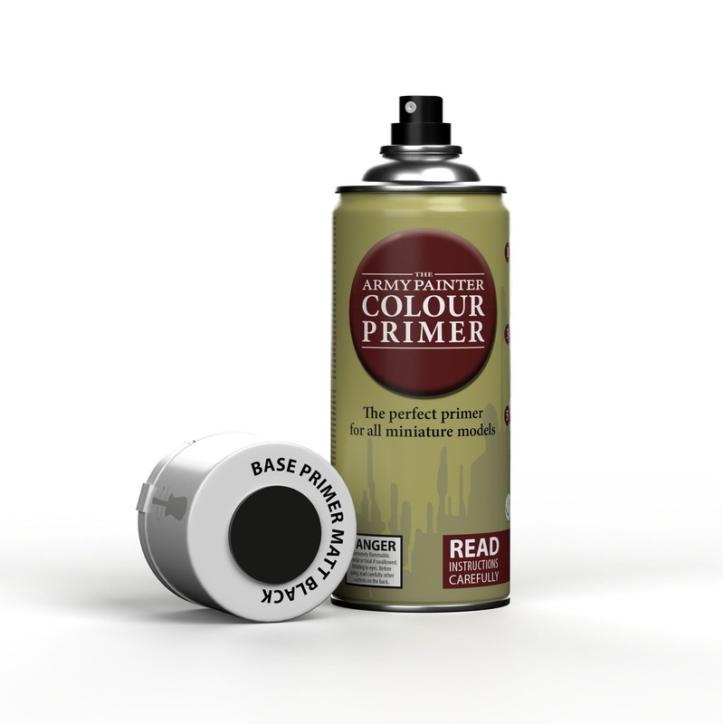 The Army Painter Colour Primer Spray - Matt Black