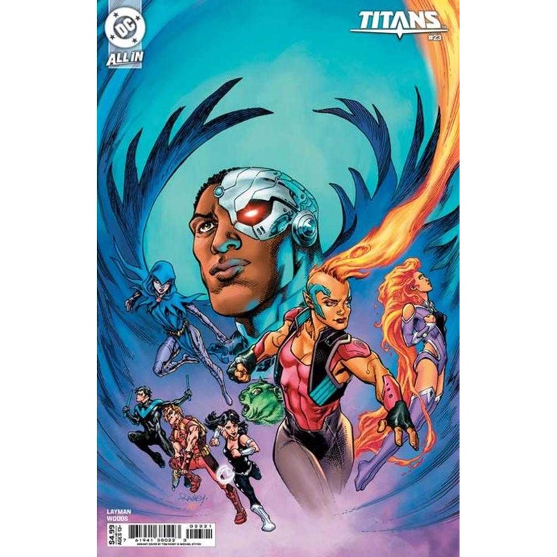 Titans #23 Cover B Tom Raney Card Stock Variant