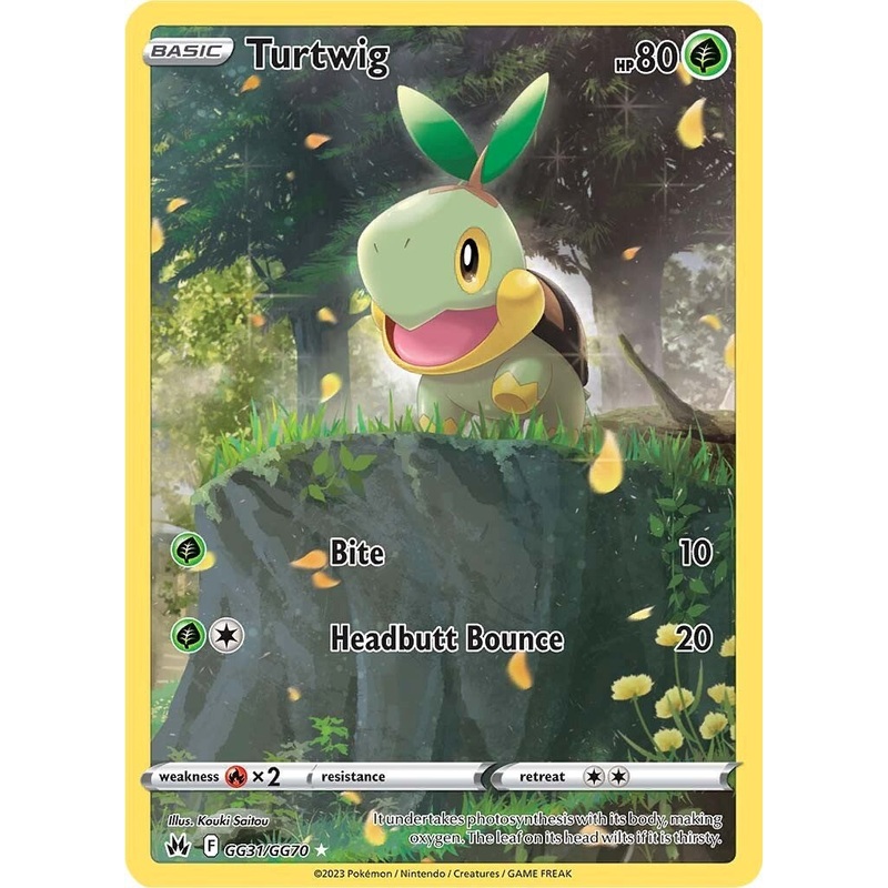 Turtwig [CRZ:GG - GG31/GG70] Near Mint English Holofoil