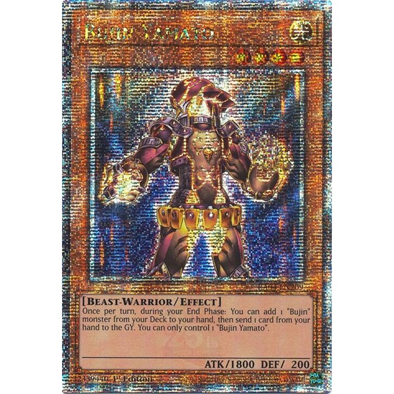 Bujin Yamato [RA04-EN209] Quarter Century Secret Rare