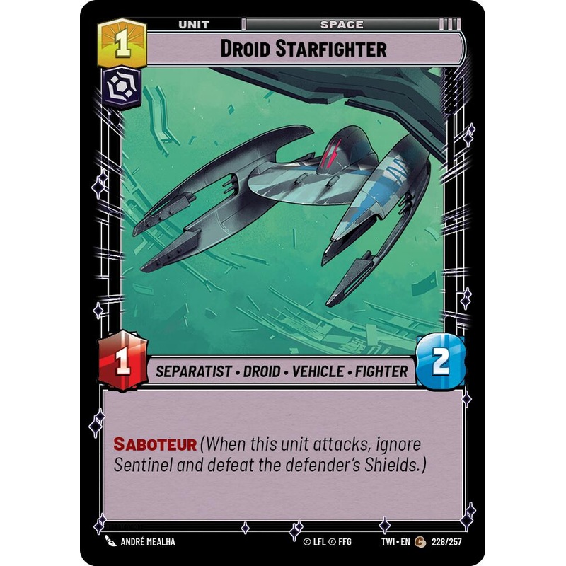 Droid Starfighter (228/257) (228/257) [Twilight of the Republic]