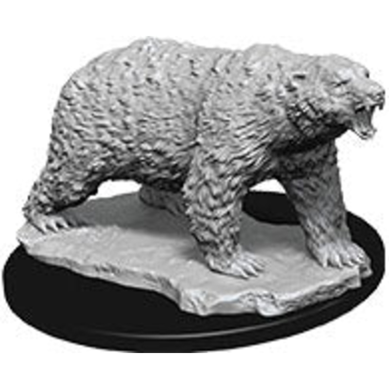 WizKids Deep Cuts Unpainted Miniatures: W9 Polar Bear