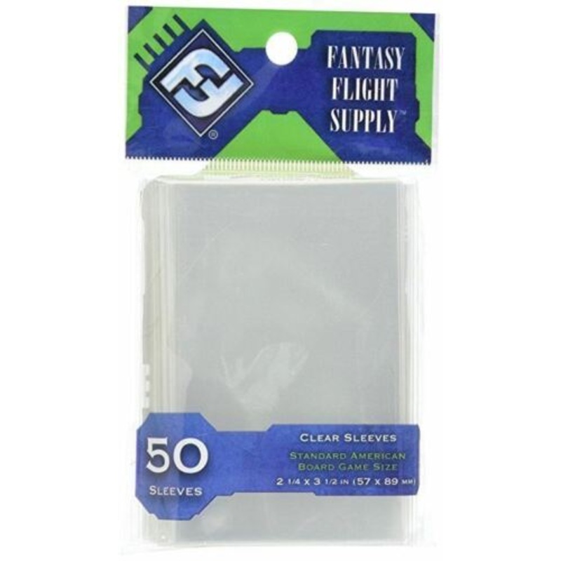 Standard American Board Game Sleeves (50) (Green)