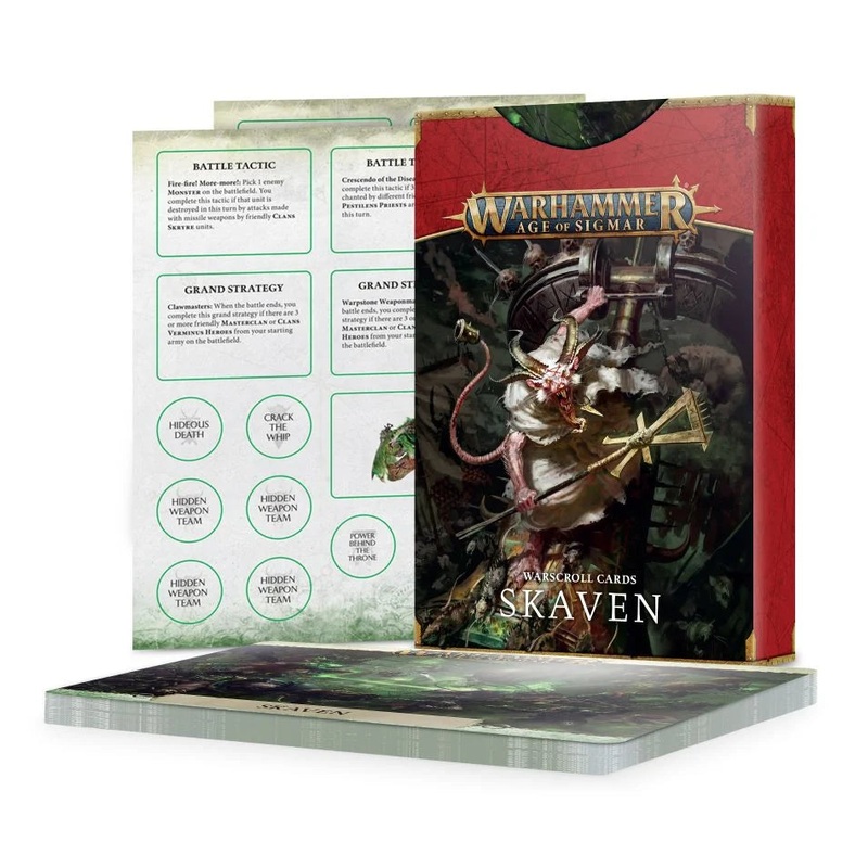 Warhammer Age of Sigmar: Warscroll Cards: Skaven