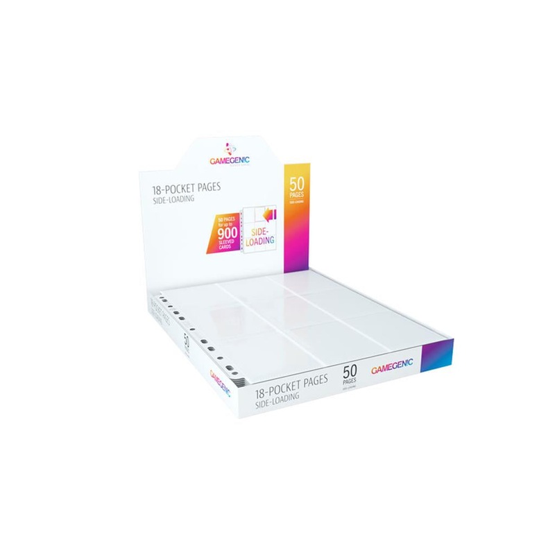 Gamegenic: Sideloading 18-Pocket Page White