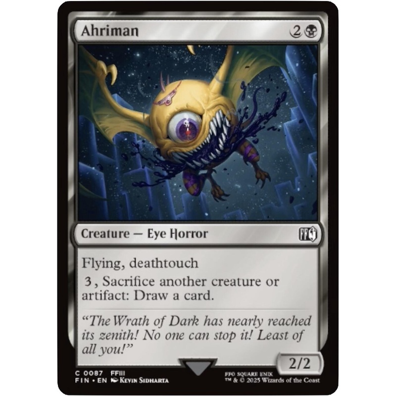 Ahriman [FIN - 87] Near Mint English Foil