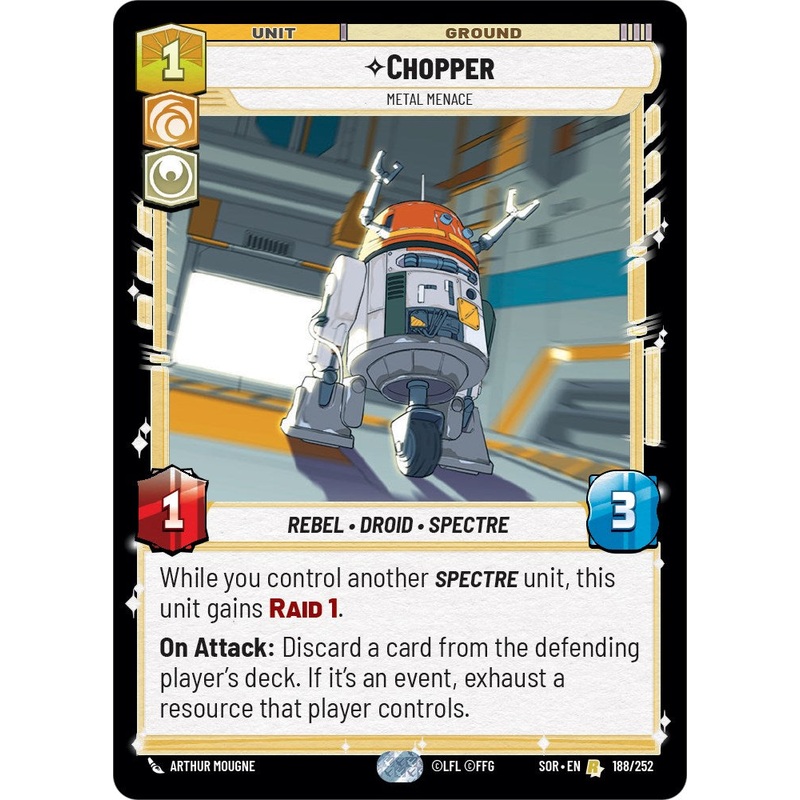 Chopper - Metal Menace (188/252) [Spark of Rebellion]