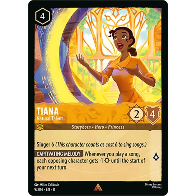 Tiana - Natural Talent [8 - 9/204] Near Mint English Normal