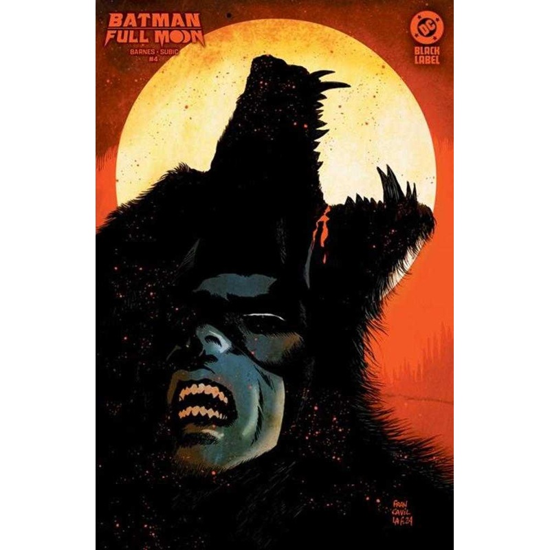 Batman Full Moon #4 (Of 4) Francesco Francavilla Card Stock Variant (Mature) Previously Foc'D On 12/9