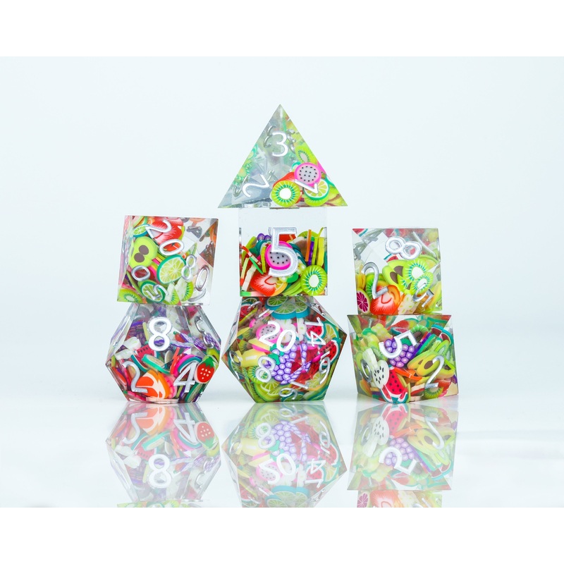 Sirius Dice RPG Dice Set (7): Sharp Fruit