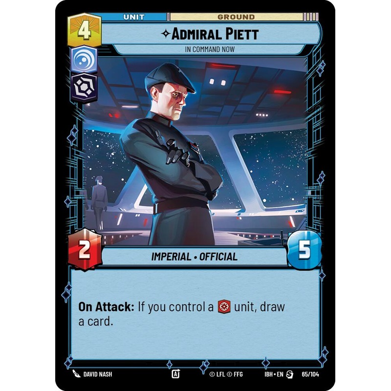 Admiral Piett (65/104) - In Command Now (65/104) [Intro Battle: Hoth]