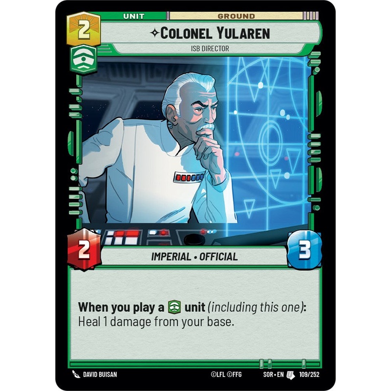 Colonel Yularen - ISB Director (109/252) [Spark of Rebellion]