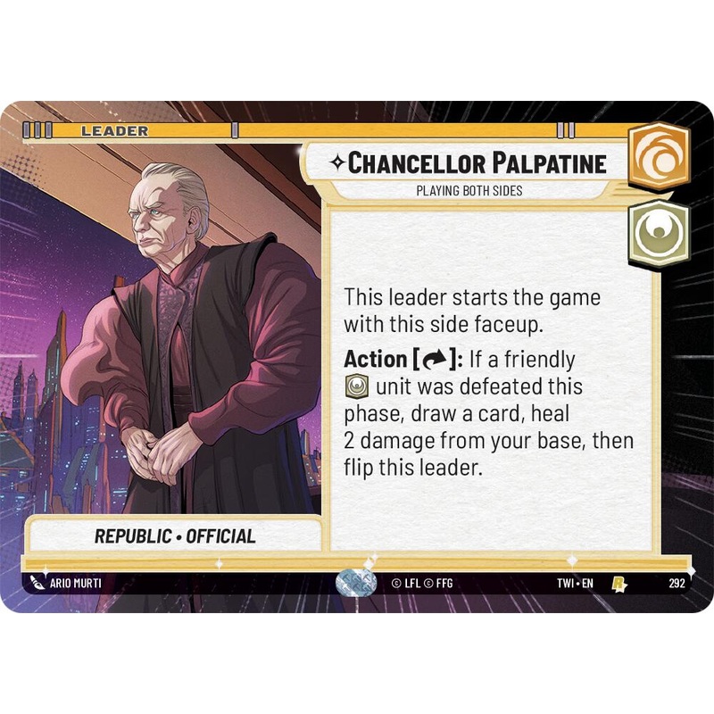 Chancellor Palpatine - Playing Both Sides (292) (Hyperspace) (292) [Twilight of the Republic]
