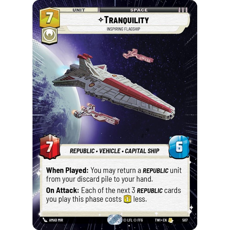 Tranquility - Inspiring Flagship (507) (Hyperspace) (507) [Twilight of the Republic]