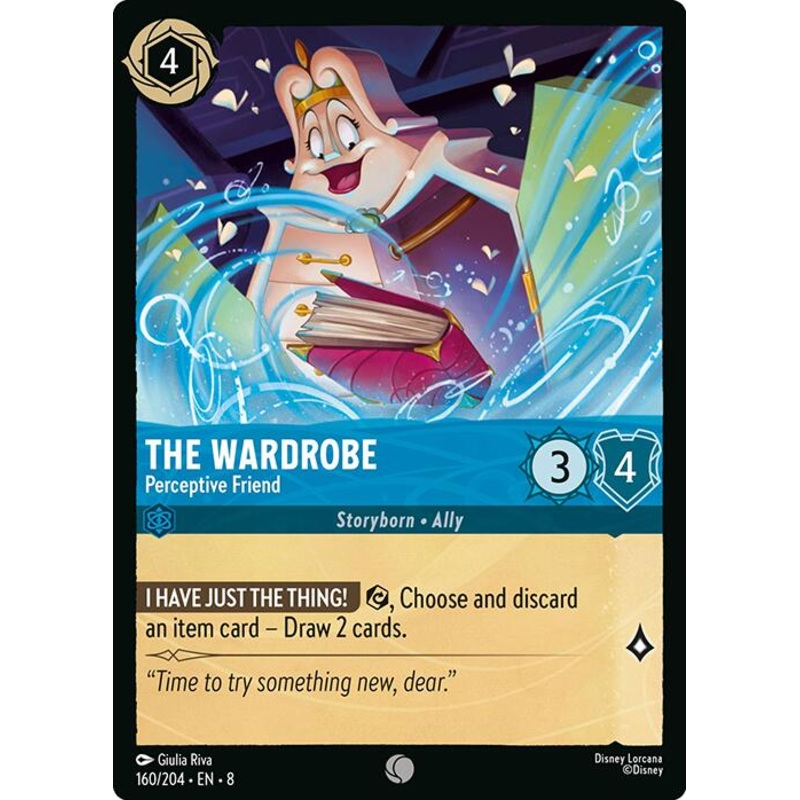 The Wardrobe - Perceptive Friend [8 - 160/204] Near Mint English Normal