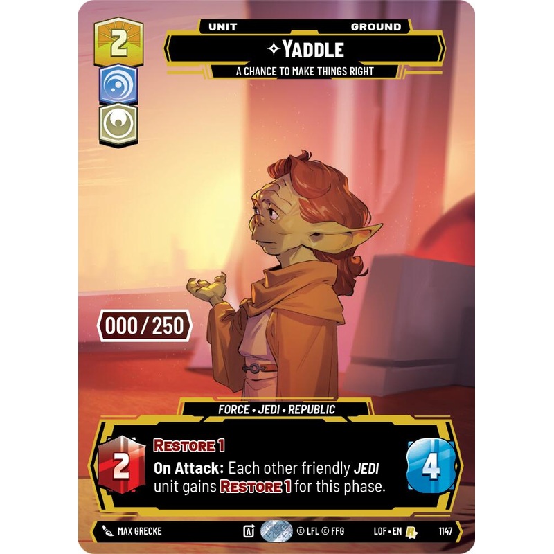 Yaddle - A Chance To Make Things Right (1147) (Serialized) (1147) [Legends of the Force]