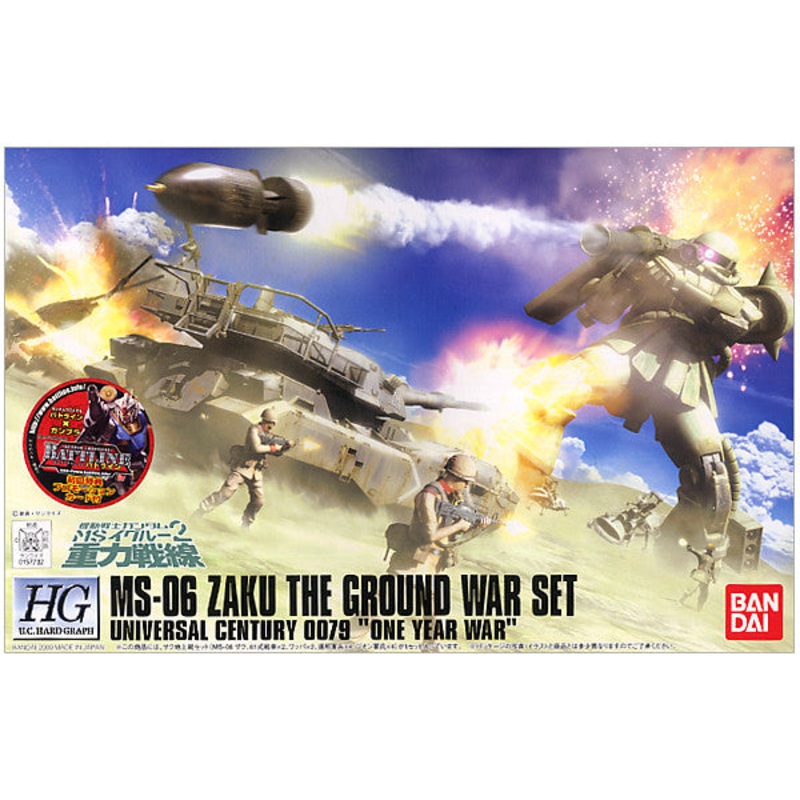 HGUC MS-06 Zaku The Ground War 1/144 Model Kit