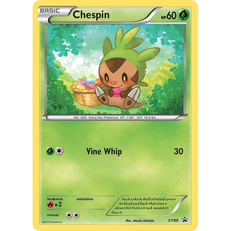 Chespin (Collector Chest) [PR - 088] Lightly Played English Holofoil