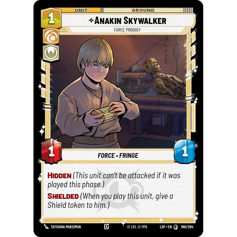 Anakin Skywalker - Force Prodigy (190/264) (190/264) [Legends of the Force]