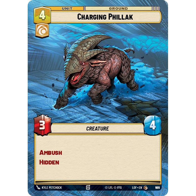 Charging Phillak (950) (Hyperspace Foil) (950) [Legends of the Force]