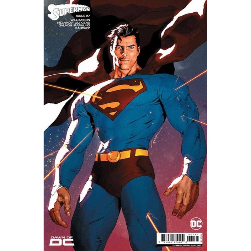 Superman #7 Cover H 1 in 25 Gerald Parel Card Stock Variant (Legacy #850)