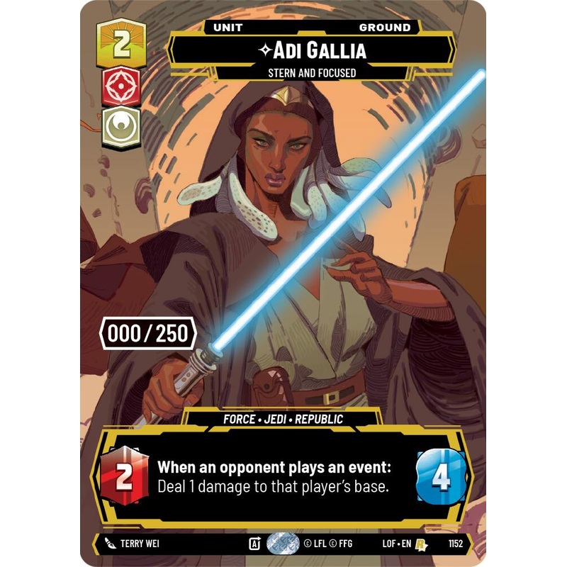 Adi Gallia - Stern and Focused (1152) (Serialized) (1152) [Legends of the Force]