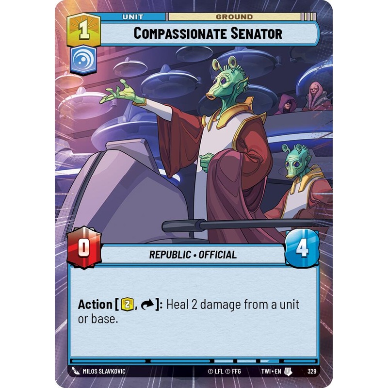 Compassionate Senator (329) (Hyperspace) (329) [Twilight of the Republic]
