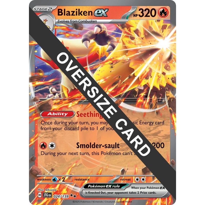 Blaziken ex (024/159) (Jumbo Card) [Miscellaneous Cards]