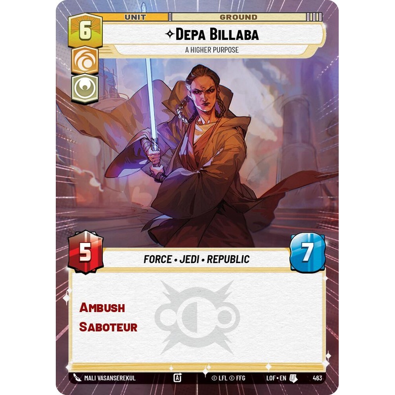 Depa Billaba - A Higher Purpose (463) (Hyperspace) (463) [Legends of the Force]