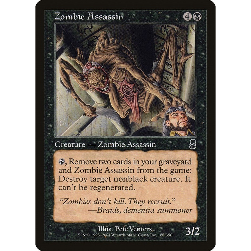 Zombie Assassin [ODY - 168] Moderately Played English Normal
