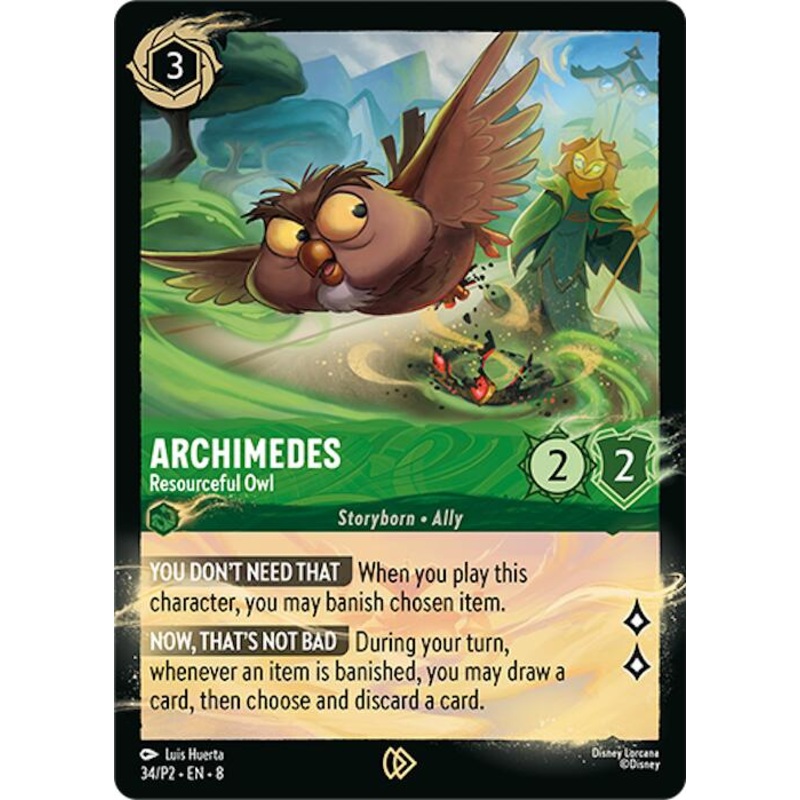Archimedes - Resourceful Owl (34/P2) [Promo Cards]
