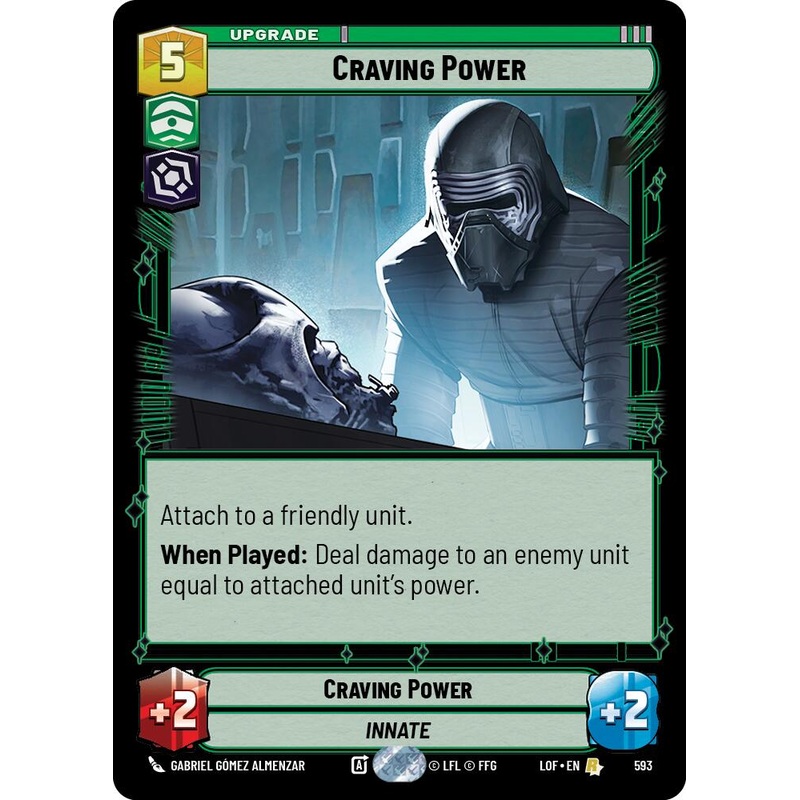 Craving Power (593) (Foil) (593) [Legends of the Force]
